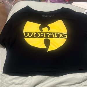 Hot Topic Black and Yellow Wu-Tang Crop Top Bundle